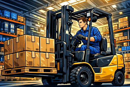 【フォークリフト所持者必見！】日勤のみ×土日祝休みで働きやすい！工場内の入出庫管理・リフト作業