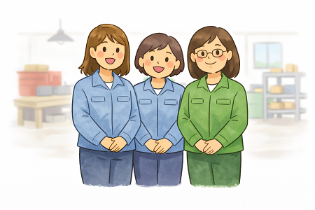 空調完備の快適環境での軽作業STAFF！土日祝休み＆働きやすい時間帯です！