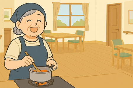 「アンジェス神照」週2日～の短時間勤務／無資格・未経験OK！介護施設厨房での簡単調理補助スタッフ